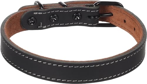 Flamingo Dog Collar Montana Black M 37-45cm 20mm - Image 2