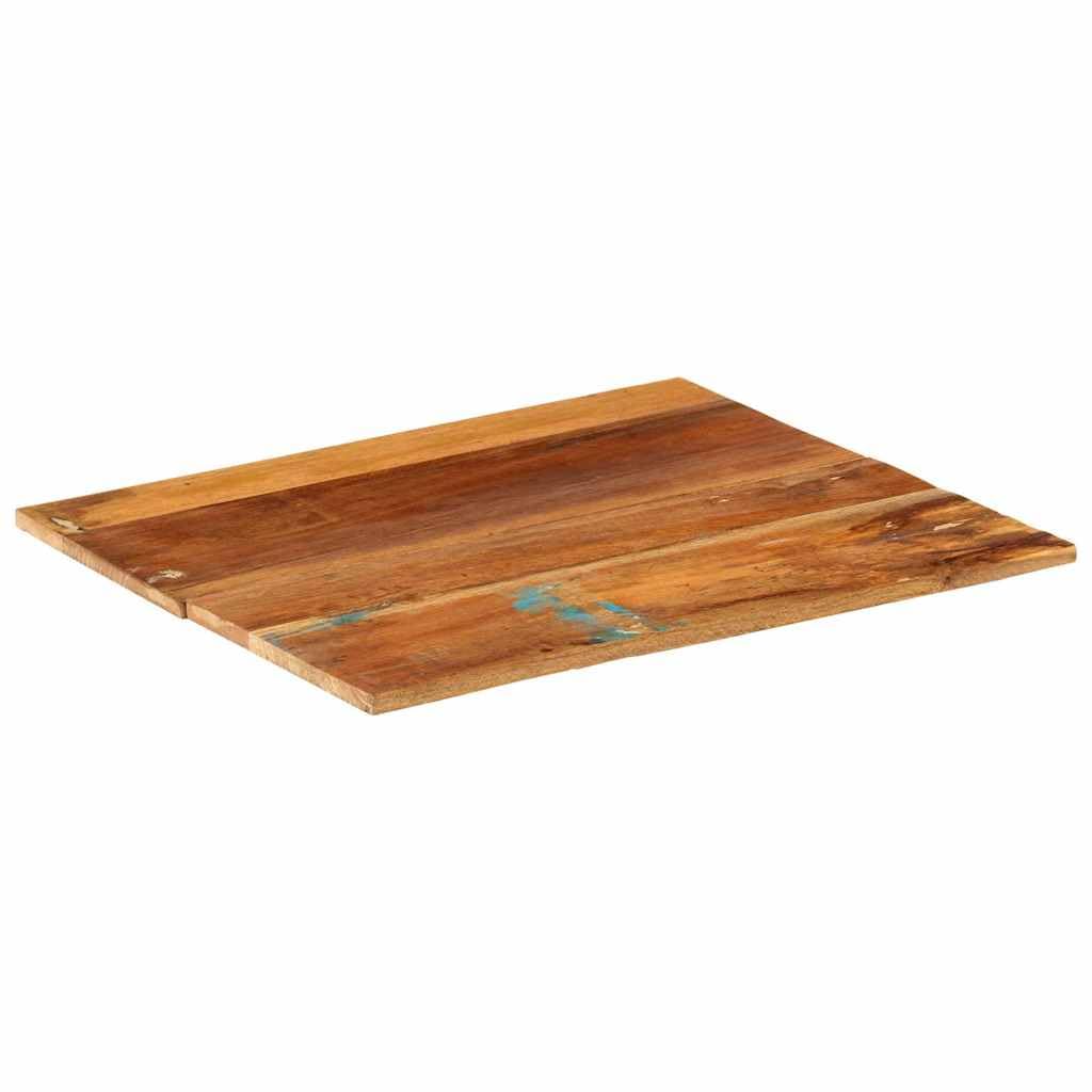 Piano Tavolo Rettangolare 70x60 cm Legno Massello Recuperato