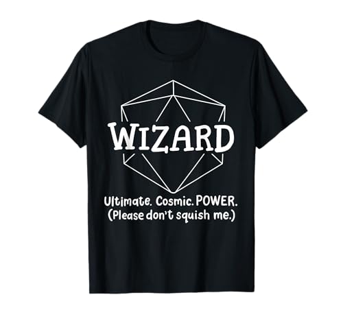 Wizard Funny Character Joke Roleplaying Games RPG Gamer T-Shirt