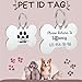 Personalized Name Tags Engraved For Pets, Dog Necklace, Personalized Cat ID Necklace, Call My Mom, She's Lost Without Me - Unique Customized Handmade Dog ID Tag