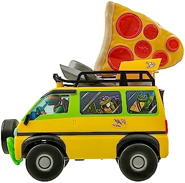 TMNT Tortugas Ninja Adolescente Mutante | Tortugas Ninja Juguetes Pizza Blaster, Edición de Película | Furgoneta Tortugas Ninja Teledirigida con Lanzamiento de Pizza | Regalos y Juguetes 5+ Años