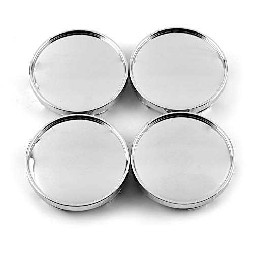 4Pcs 60Mm(2.36In)/55Mm(2.17In) Wheel Center Caps Siver Base For #Legacy Gt 2005 Msw Type 85#25 Matte Grey 15X6 Wheel Rims #TOP2
