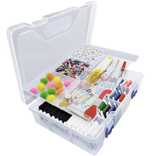 Peirich Embroidery Thread Floss Kit, Embroidery Floss Set Includes Cross