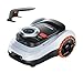 Segway Navimow i215 LiDAR mit Garage M, Mähroboter ohne Begrenzungskabel für 1500 m², bis 45% Steigung, Solid-State LiDAR + Vision, Automatisches Kartieren, Ohne Drähte oder Antenne, Integriertes 4G