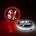 Aswelly LED Car Cup Holder Lights, 2PCS Car Logo Cup Coaster with 7 Colors Changing USB Charging Mat, Luminescent Cup Pad Interior Atmosphere Lamp Cool Car Decoration Light