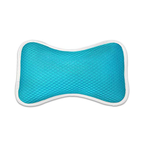 Spa Bath Pillow for Neck Shoulder Support with Suction Cups, Quick Drying, Non Slip Bathtub Pillow for Comfort Relaxation