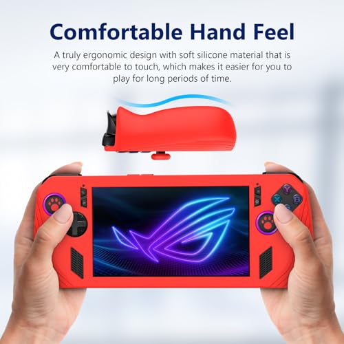 ADDGRIP® Silicone Cover Designed for Gaming Console of ASUS ROG Ally X (Fits ROG Ally X (2024) RC72LA Model Only) - Stylish, Shockproof (ASUS ROG... - Image 5