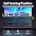VIVOHOME Projector Screen Pull Down, 16:9 100 Inch Retractable Projection Screen, HD 4K Manual Pull Movie Screen for Home Theater, Cinema, Office (87x49 Inch White)
