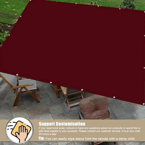 Toile ombrage 2.5x4.5m oeillets pour stopper la chaleur du balcon - 3