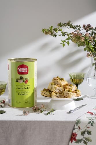 Miniatura 5 de Capricho Andaluz - Aceitunas Partidas Chupadedos 4,1kg 2,5kg Escurrido
