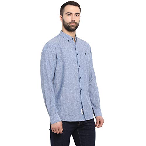 Image of Red Tape Men Dark Blue Full Sleeve Shirt