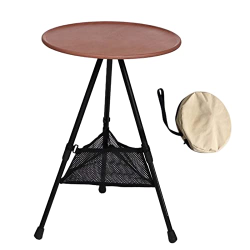 Qianly portátil para Acampar, Plegable, fácil de Instalar, Duradera, Resistente al Desgaste, Mesa de Centro para Pesca, balcón, hogar, Camping, a Cover