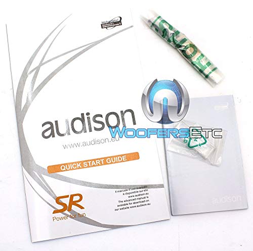 SR4 - Audison 4-Channel 360W Power Amplifier with Crossover (Renewed)