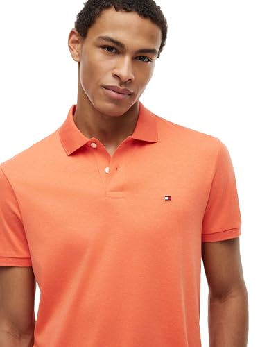 Image of Tommy Hilfiger Mens Short Sleeve Casual Polo Shirts in Regular Fit with Liquid Cotton