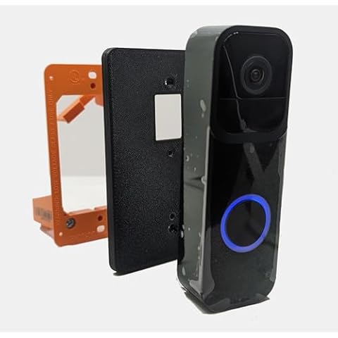 Wall Plate for Blink Video Doorbell Camera. Electrical Box Compatible. Doorbell Replacement Compatible. Cover