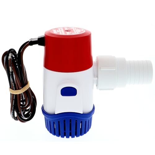 Image of Rule 25SA, 12V Automatic Bilge Pump - Fully Submersible - 500GPH
