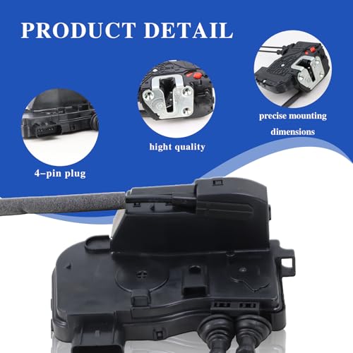 Image of Door Lock Actuator Rear Left Driver Side 81410-3S000 | Compatible with 2011-2015 Hyundai Sonata 2.0L 2.4L L4