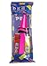 PEZ Candy Crayola Crayon Dispenser and Candy Refill Set: Jazzberry Jam Cerulean Blue and Outrageous Orange Dispensers and 6 Pez Candies in Cello Bag, 3-Pack