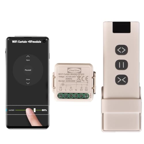 Interruttore Tapparelle rf+WiFi con Telecomandi RF