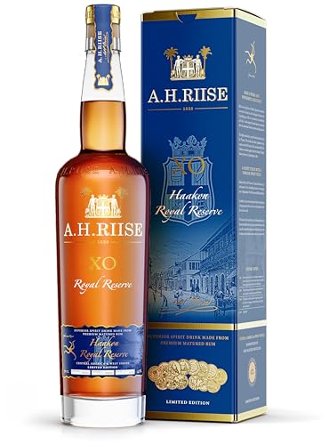 A.H. Riise XO Haakon Royal Reserve | Premium Spirituose auf Rumbasis | Lieblich | 700 ml | 42% Vol.