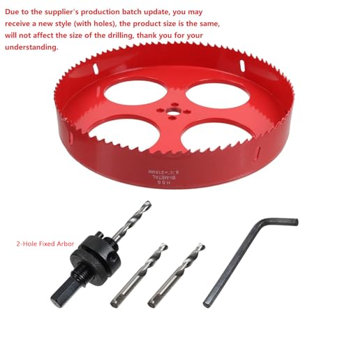 Image of 8.5 Inches /215mm Bi-Metal Hole Saw with Pilot Bit & Arbor