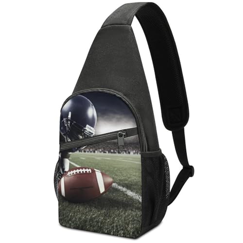 Bolso tipo Sling para fútbol americano blanco miniatura 1