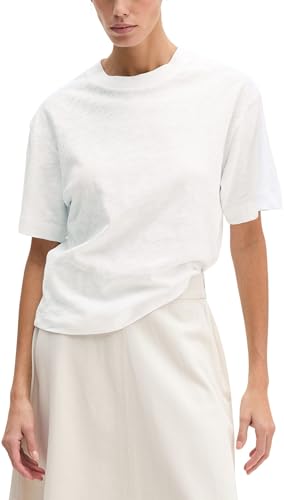 Marc O'Polo T-Shirt Femme haut de gamme en jersey de coton premium