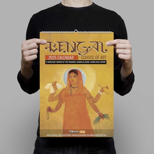 Image of Tallenge - Wall Calendar 2026 - Bengal School Of Art - 12 x 17 Inches for Home & Office (Paper, Wall Calendar)