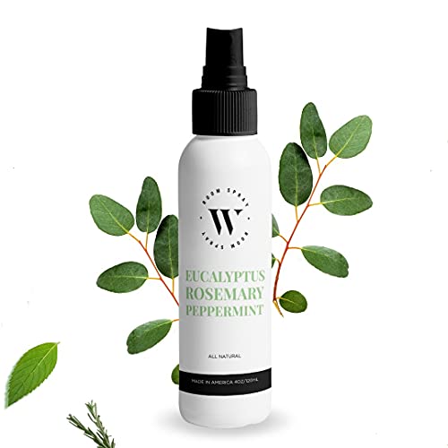Wallford Natural Room Spray Air Freshener - Peppermint Room Spray With Eucalyptus And Rosemary - Odor Eliminator For Home - 4Oz #TOP7