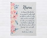 Customizable Personalized to My Grandma Fleece Blankets Message Dear Nana Love Granddaughter...