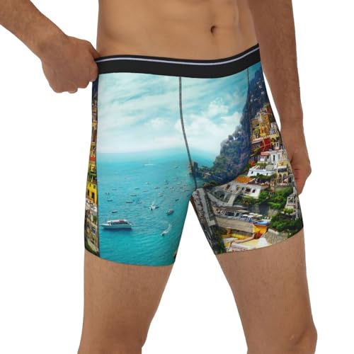 Blue Coast Positano Amalfi Italy Mens Boxer Brief Soft Underwear S-Xxl4