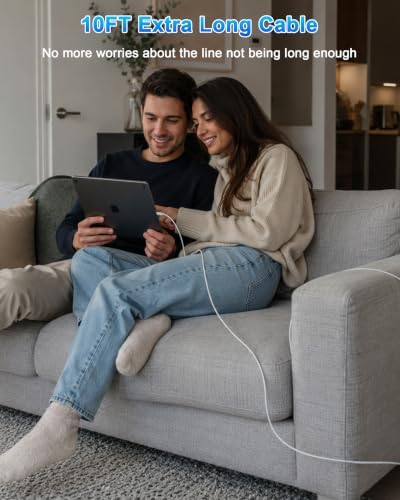 [Apple MFi Certified] iPad Charger Fast Charging 10 ft, 40W USB C Charger — view 7