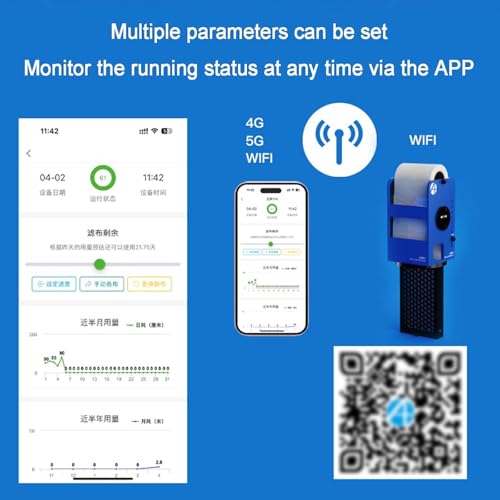 Filtro automatico a rullo per acquario, controllo APP, induzione a livello di liquido, installazione sospesa, per serbatoio di acqua da 4800 litri