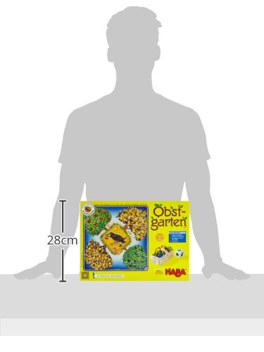 HABA 4170 Obstgarten - Juego de mesa con dados y frutas [Importado de Alemania]