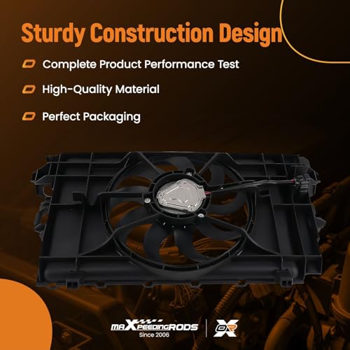 Image of maXpeedingrods AC Engine Condenser Radiator Cooling Fan for Tesla Model 3 2017-2021 1077084-00-E, 1077084-00-D 107708400E