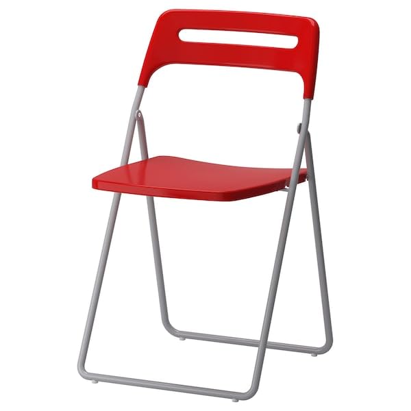 MSTI Sophisticated Folding Chair(Black). (Frame Galvanized Steel Seat