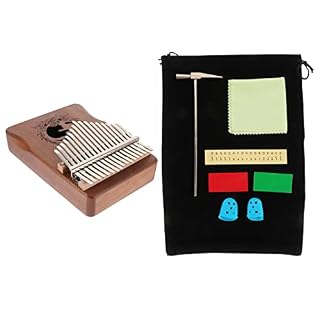 BIENKA Kalimba Pouce Piano en Bois 17 Touches Doigt Piano Instrument de Musique Portable Cadeaux avec Tuning Hammer Sac… - Les Beatles, Paul McCartney, John Lennon, RIngo Starr, George Harrison