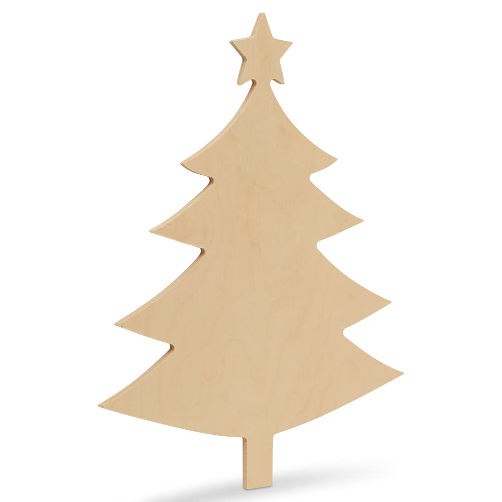 Amazon.co.jp: Woodpeckers クリスマスツリーカットアウト 星付き 18