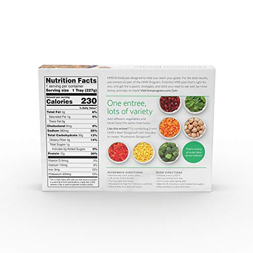 HMR Mushroom Risotto Entree, 8 oz. Servings, 6 Meals - Thumbnail 3
