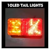 Zoom IMG-2 nvetjmua fanali posteriori 10led luci Zoom IMG-2 nvetjmua fanali posteriori 10led luci