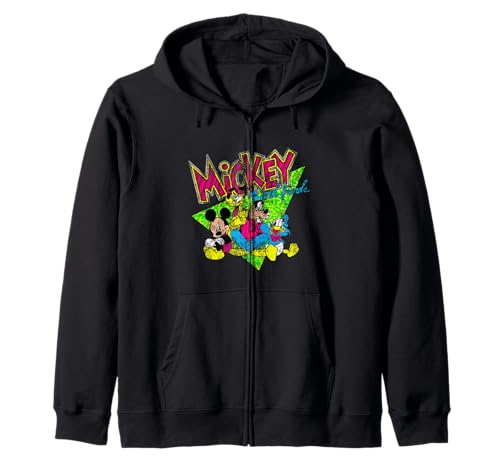 Disney Mickey 90's Crew Zip Hoodie ravivez vos souvenirs d'enfance