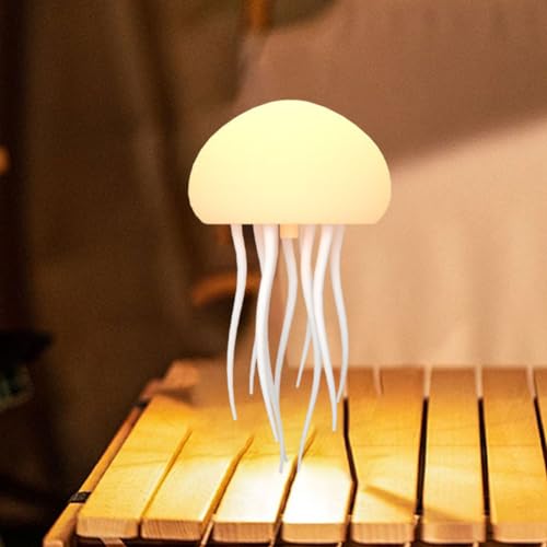 Veilleuse méduse RVB commande vocale et lampe de chevet rechargeable type-C - 5