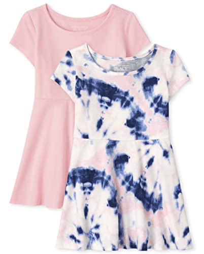 Image of The Children's Place,and Toddler Girls Short Sleeve Fashion Dress