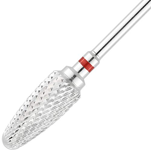Pana 3/32" Safety Bit Nail Carbide Bit - For Electric Dremel Drill Machine (Fine, Flame -Silver)