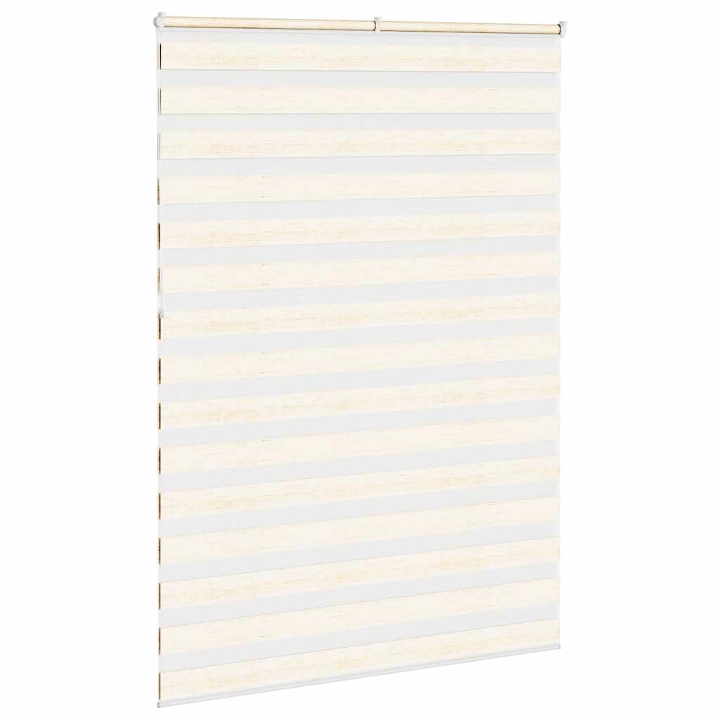 Store vénitien zébré Beige marbré en Polyester 160 x 230 cm Largeur Tissu 155,9 cm, Montage avec ou sans perçage, Protection Solaire et intimité pour fenêtre Chambre Salon