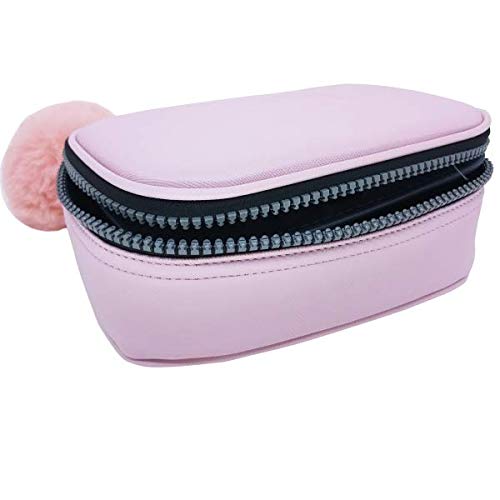 Estojo escolar box rosa pastel Fizz