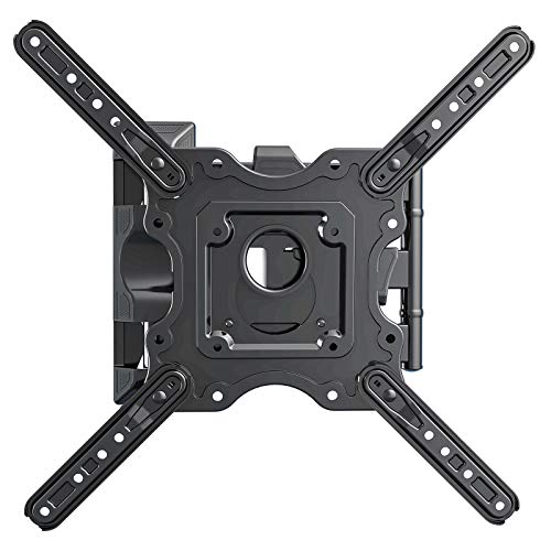 حامل يثبت على الحائط للتلفزيون قابل للإمالة والدوران لأجهزة التلفزيون 32 بوصة و55 بوصة من ايرجوسوليد، لشاشات 4K UHD ليد LCD فيسا ماكس 400 × 400 ملم