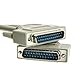 Cable Central LLC Bidirectional Printer Cable, DB25 Male, 18 Twisted Pairs, A/A Type, 6 Feet