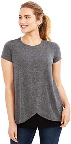 Miniatura 3 de Maternidad Plus tamaño Lift Up Relaxed Fit Tee de lactancia