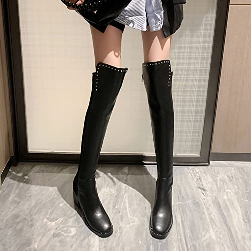 Bottes extensibles à la mode ajustées pour mollets larges - 7